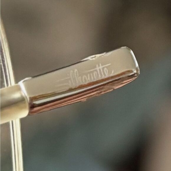 Silhouette Glasses 5278 clear frames rare classic cutout accessory y2k unisex - Picture 11 of 13